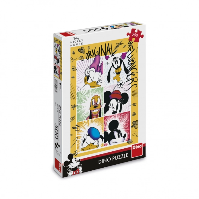 Puzzle Mickeyjeva ekipa 47x33cm 500 dijelova u kutiji 33,5x23x3,5cm