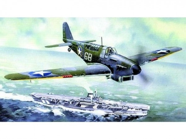 Model Fairey Fulmar MK.I/MK.II 17x19,6cm u kutiji 25x14,5x4,5cm