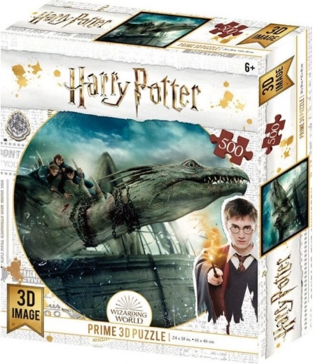 3D slagalica Harry Potter: Bijeg iz Gringotts banke XL 300 dijelova