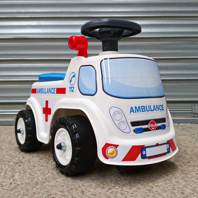FALK Guralica Ambulance s otvorivim sjedalom i sirenom na volanu