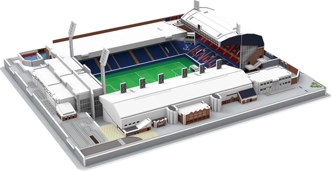 3D puzzle stadiona Selhurst Park – CRYSTAL PALACE, 94 dijelova