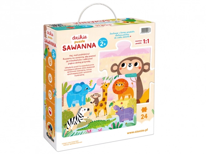 CzuCzu divlje puzzle Savana