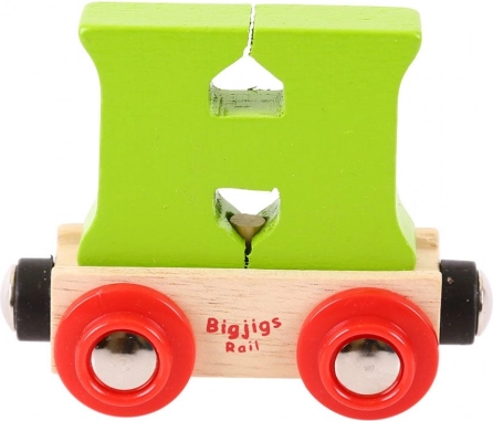 BIGJIGS RAIL vagon za drvenu željezničku prugu – slovo H