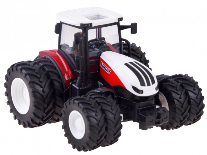 Traktor na daljinsko upravljanje s gumenim kotačima + prikolica RC0601