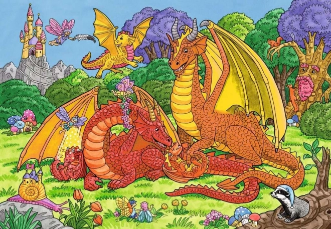 Ravensburger puzzle Čarobna šuma 2x24 komada
