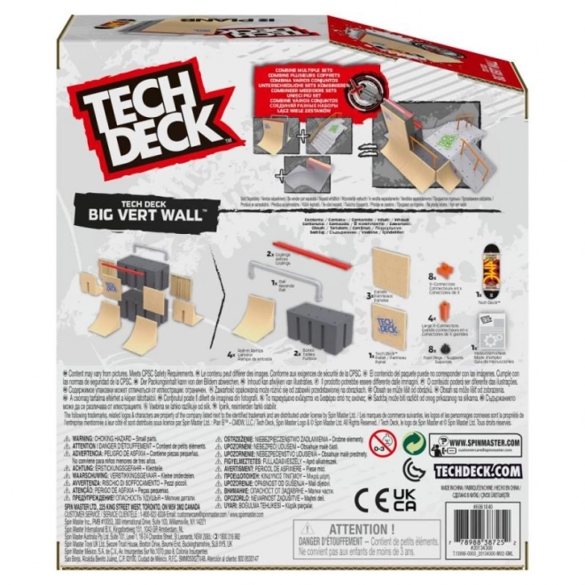 Tech Deck Obostrana Skateboard Rampa