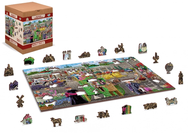 Drvene puzzle s figuricama - Pariški trg u Berlinu