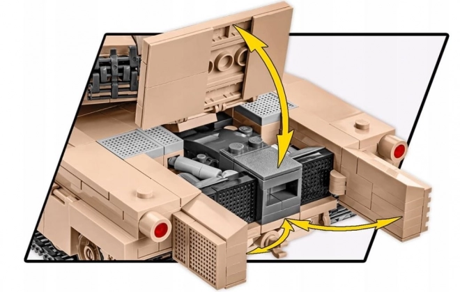 COBI 2622 Oružane snage Abrams M1A2, 1:35, 982 k, 1 f