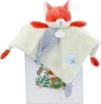 Doudou poklon set plišani tješilica lisica Ružmarin 27 cm