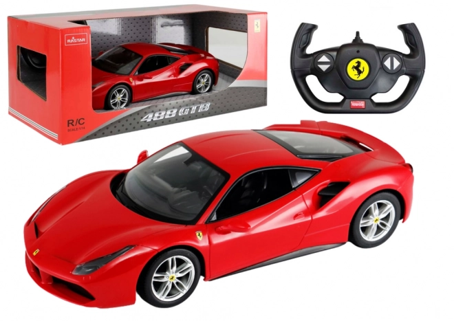 Auto na daljinsko upravljanje Ferrari 488 GTB crveno