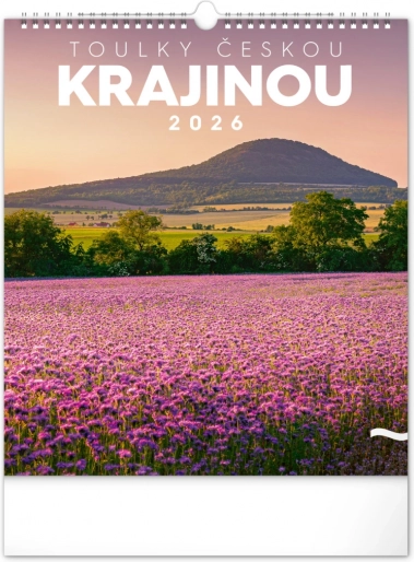 Zidni kalendar Šetnje češkim krajolikom 2026