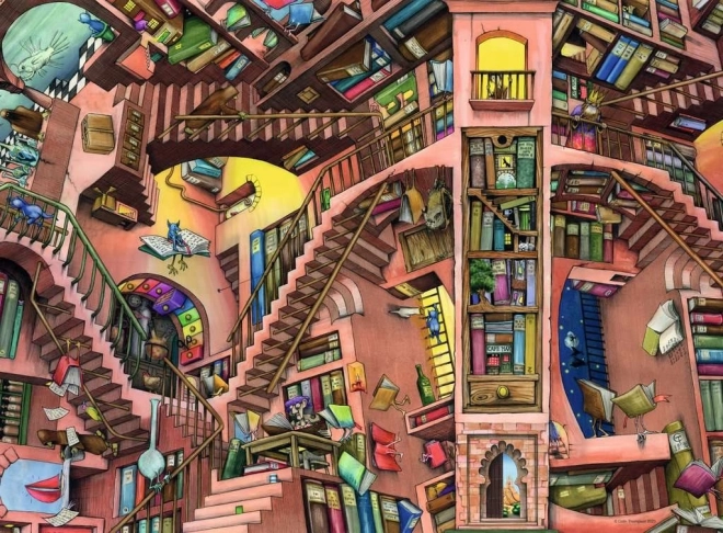 Puzzle Apsurdna knjižnica 500 dijelova