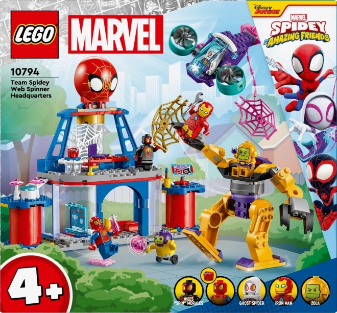 LEGO Marvel 10794 Tim Spideya u bazi paukova