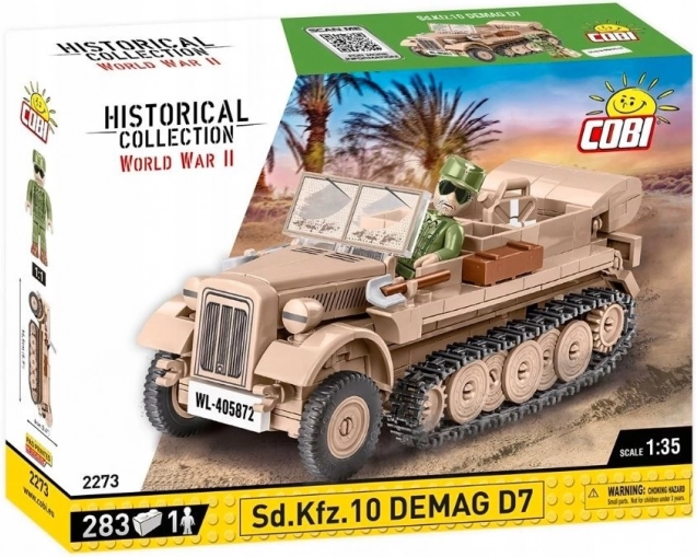 Konstruktorski set polugusjeničnog tegljača Sd.Kfz. 10 DEMAG D7 u mjerilu 1:35