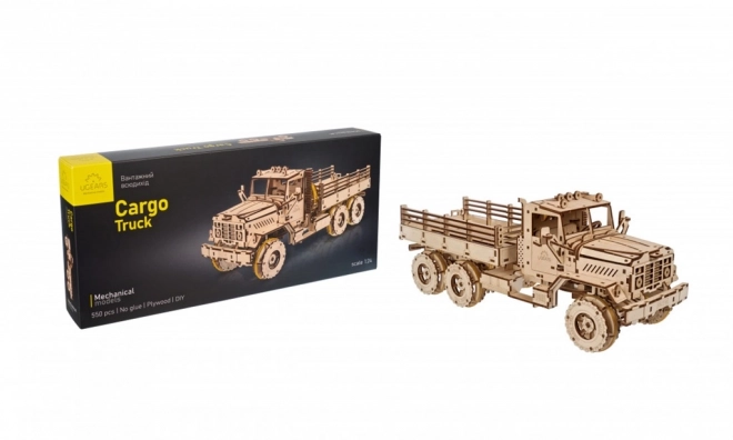 Ugears 3D drvene mehaničke puzzle Kamion CARGO