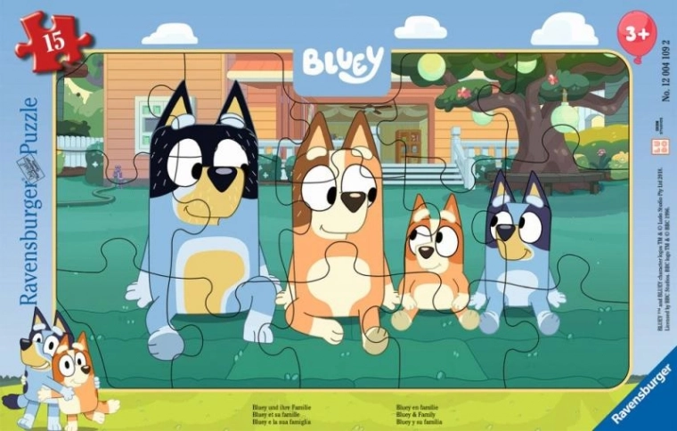 Puzzle Bluey 15 dijelova