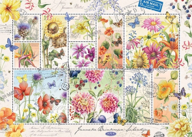 Jumbo puzzle ljetne cvjetne marke 1000 dijelova
