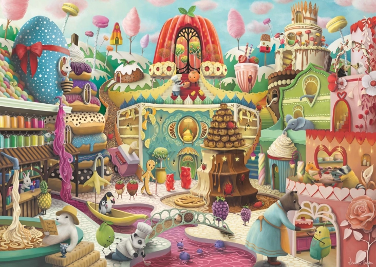 Puzzle Slatka ulica 1000 dijelova Ravensburger