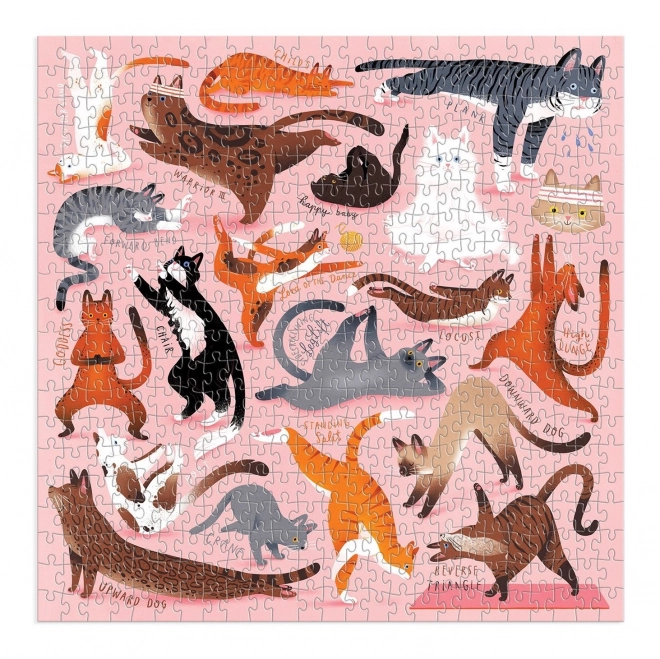 Puzzle Yoga za mačke 500 dijelova