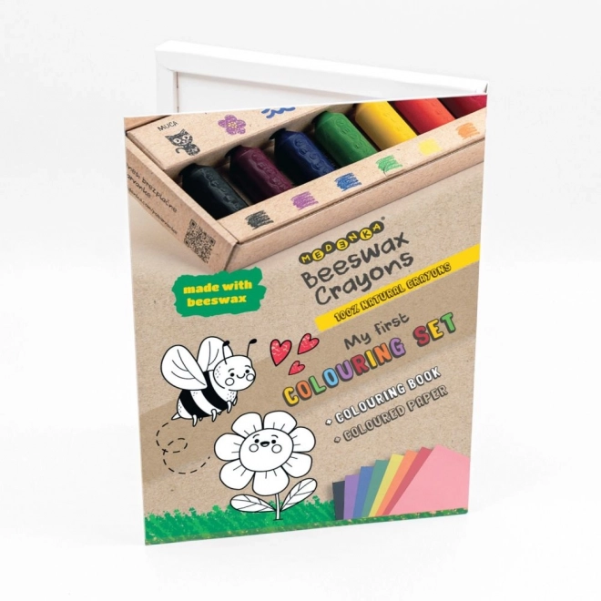 Kreativni set s pčelinjim voštanim bojicama