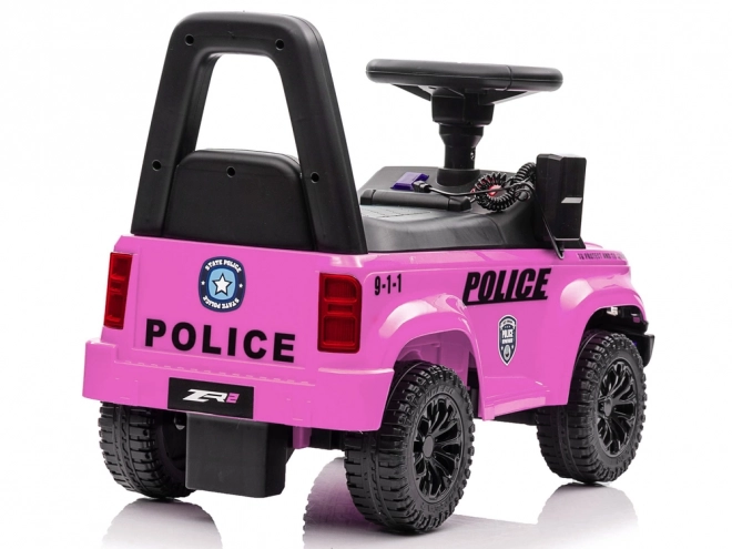 Dječja guralica Policija ružičasta