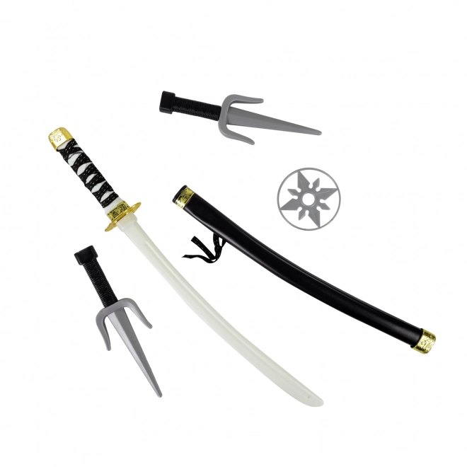 Ninja set s katanama i zvjezdicama