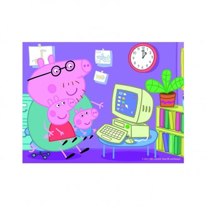 PEPPA PIG 12 Drvene licencne kocke