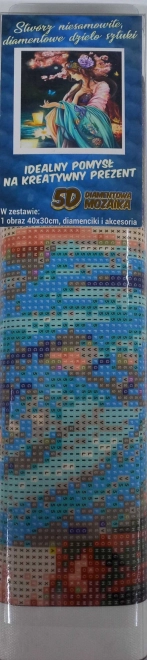 Dijamantno slikanje Kraljica leptira 30x40cm