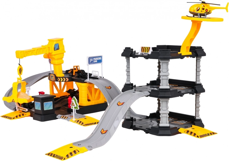 Heliport i građevinska vozila