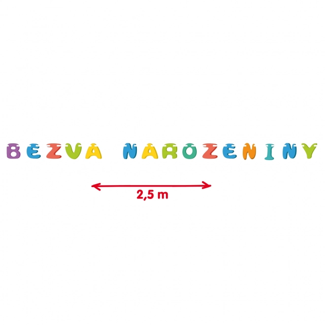 Papirnata girlanda Bezva Rođendan