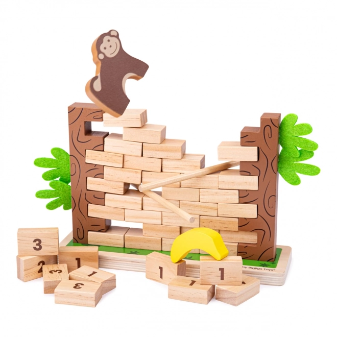 Bigjigs Toys Drvena motoricka igra Džungla u pokretu