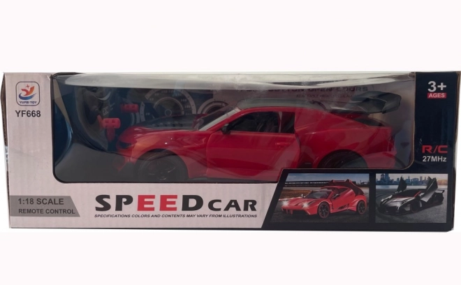 RC sportski automobil u mjerilu 1:18
