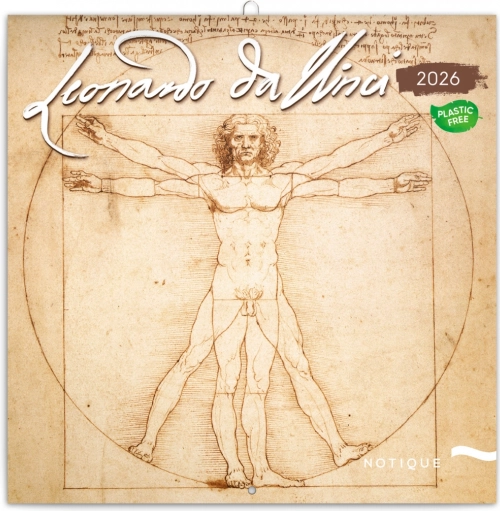 Bilježnički kalendar Leonardo da Vinci 2026