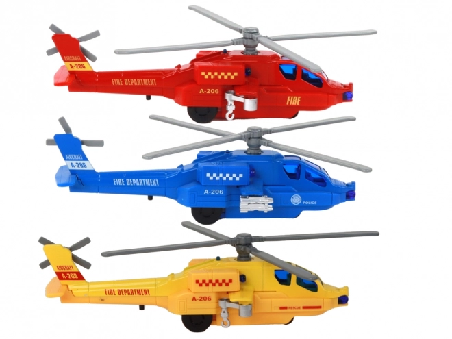 Aluminijski spasilački helikopter Powered Mix Sound Lights