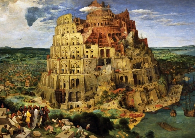 ART PUZZLE Puzzle muzejna serija: Babilonska kula 2000 komada