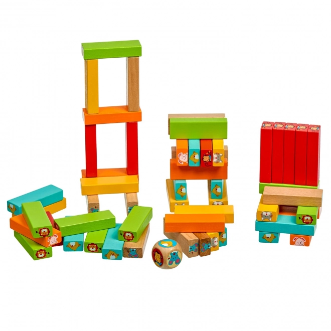 Lucy & Leo „Pogodi tko“ - dječja drvena igra Jenga