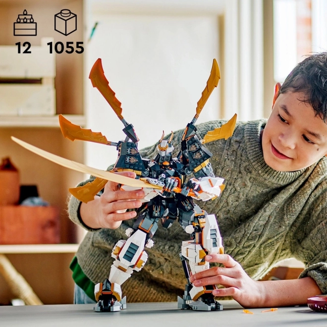 Lego Ninjago: Tytanov zmaj mech Colea
