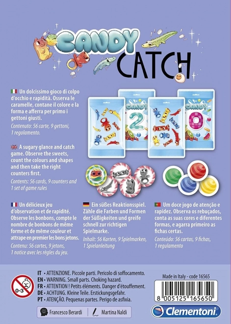 CLEMENTONI Kartonska igra Candy Catch - Slatki ulov