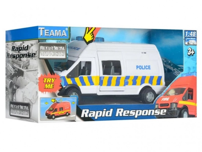 Metalni auto Rapid 1:48 sa zvukom