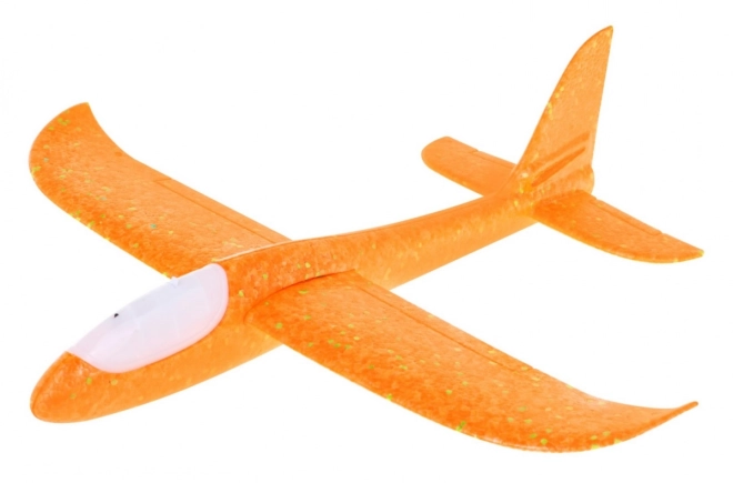 Polistirenski model aviona + pokretni stabilizator + svjetla – Narančasti 