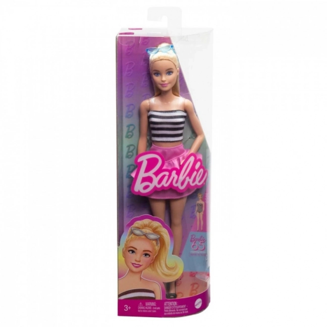 Barbie Fashionistas lutka u prugastom topu