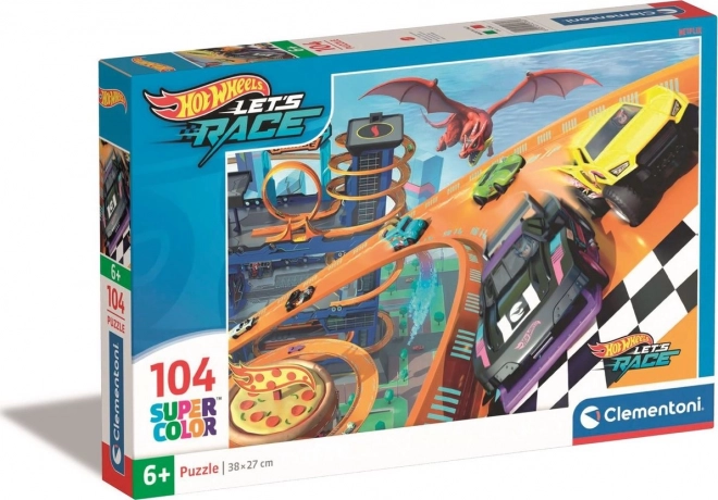CLEMENTONI Slagalica Hot Wheels 104 dijela