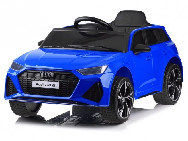 Električni autić Audi RS 6 za djecu – Plava
