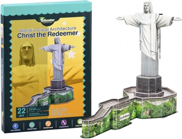 3D puzzle Kip Krista Otkupitelja 22 dijelova