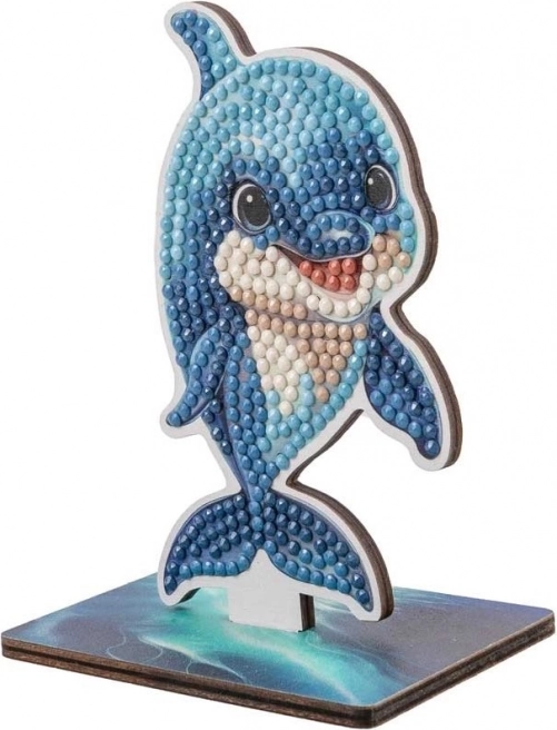 Dijamantno slikanje CRYSTAL ART: Ocean - Dupin