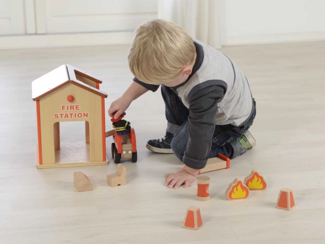 Drvena mini vatrogasna postaja Masterkidz