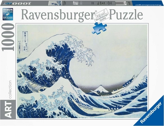 Puzzle 2D 1000 dijelova Veliki val u Kanagawi