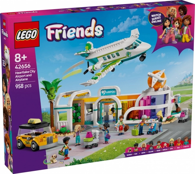LEGO® Friends 42656 Zrakoplov i zračna luka u gradu Heartlake