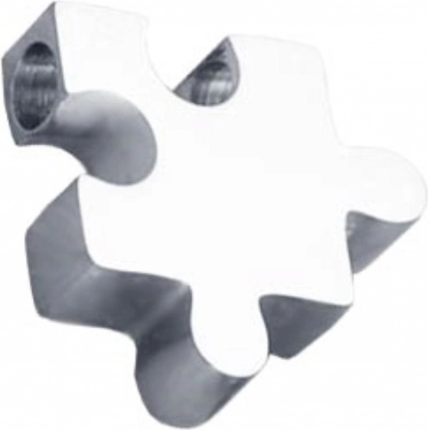 Čelični privjesak puzzle od kirurškog čelika