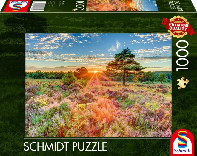 Puzzle Zalazak sunca na vrijesku
